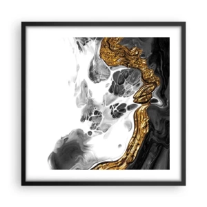 Poster in cornice nera - Composizione organica - 50x50 cm