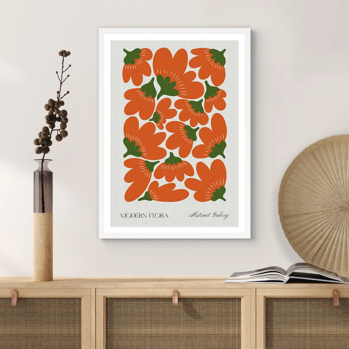 Poster in cornice bianca - Dalla vita dei fiori - 30x40 cm