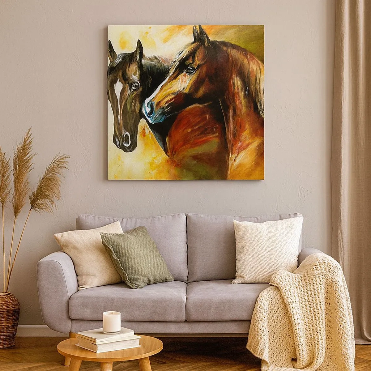 Quadro su tela - Stampe su Tela - Due volte più grazia - 30x30 cm