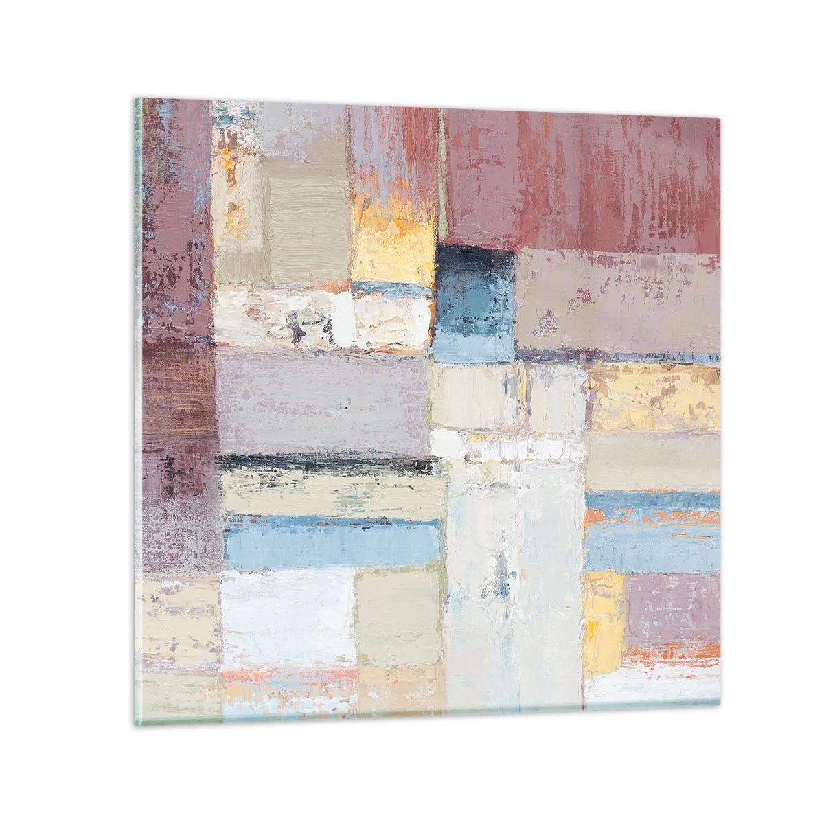 Quadro su vetro - La pace della geometria - 30x30 cm