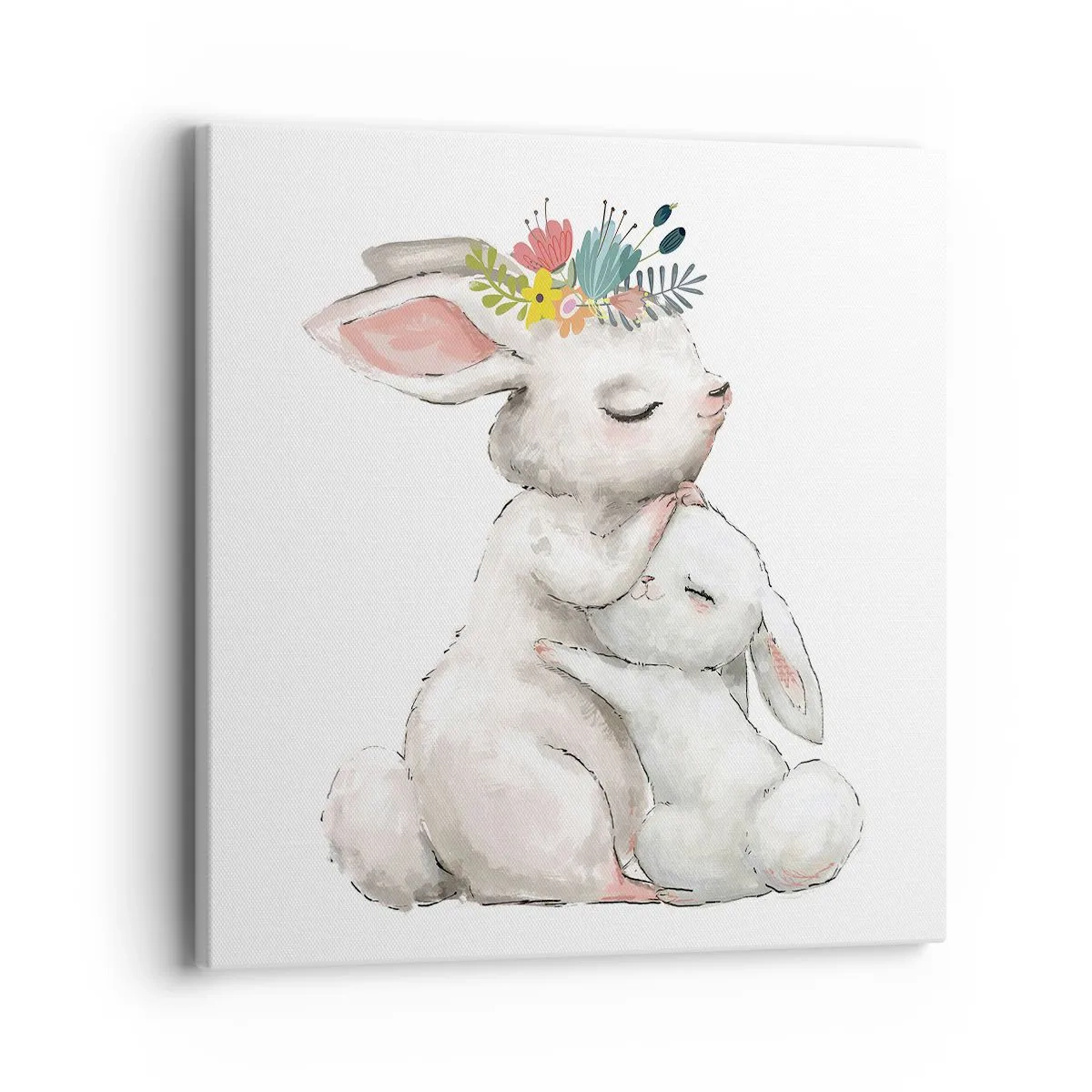 Quadro su tela - Stampe su Tela - Da mamma si sta meglio - 40x40 cm