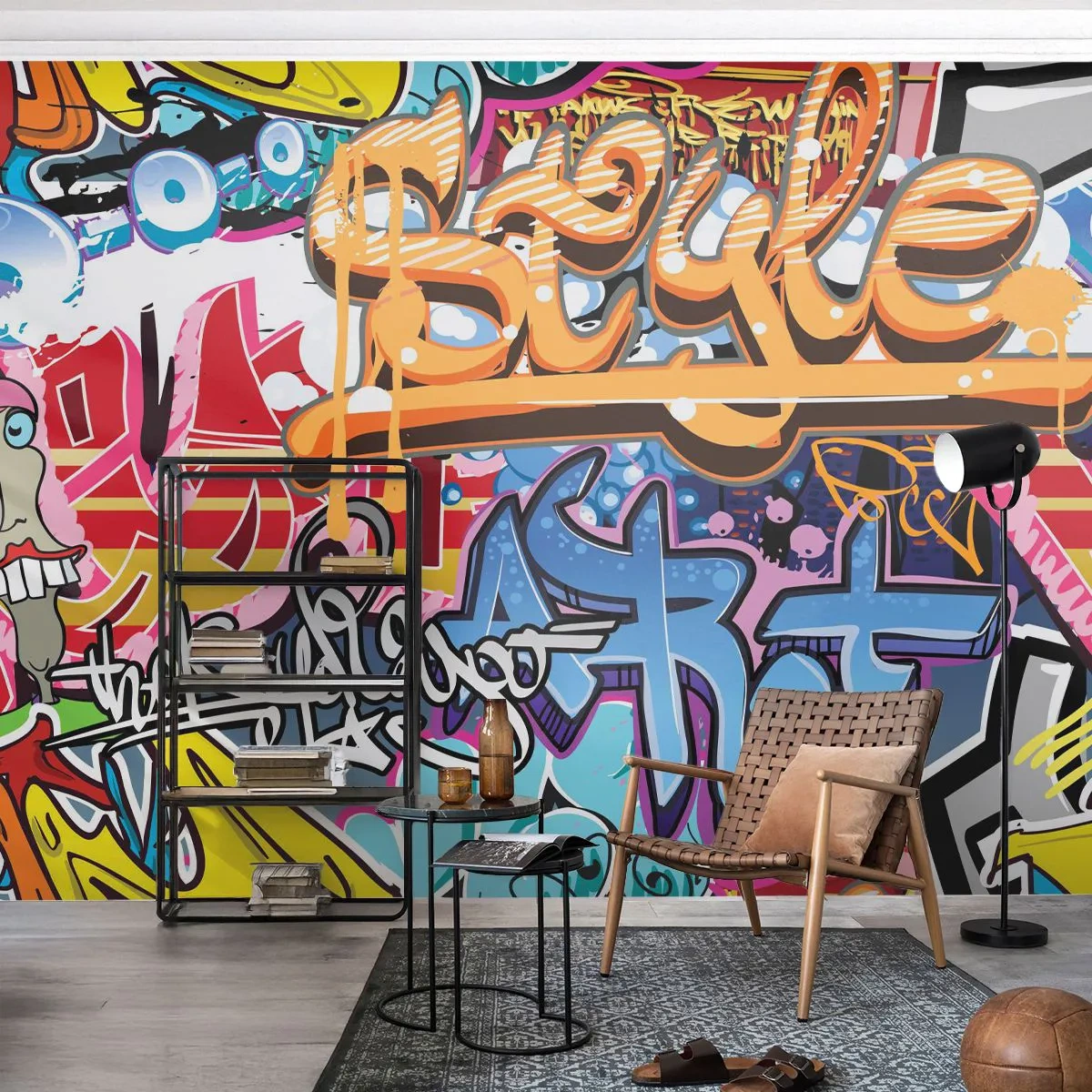 Fotomurali Premium Sand - Murali, murali, murali… - Graffiti, Pezzo, Modello moderno - 250x175 cm