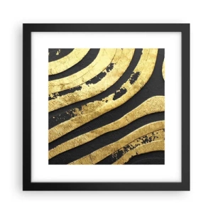 Poster in cornice nera - Tutto scorre - 30x30 cm