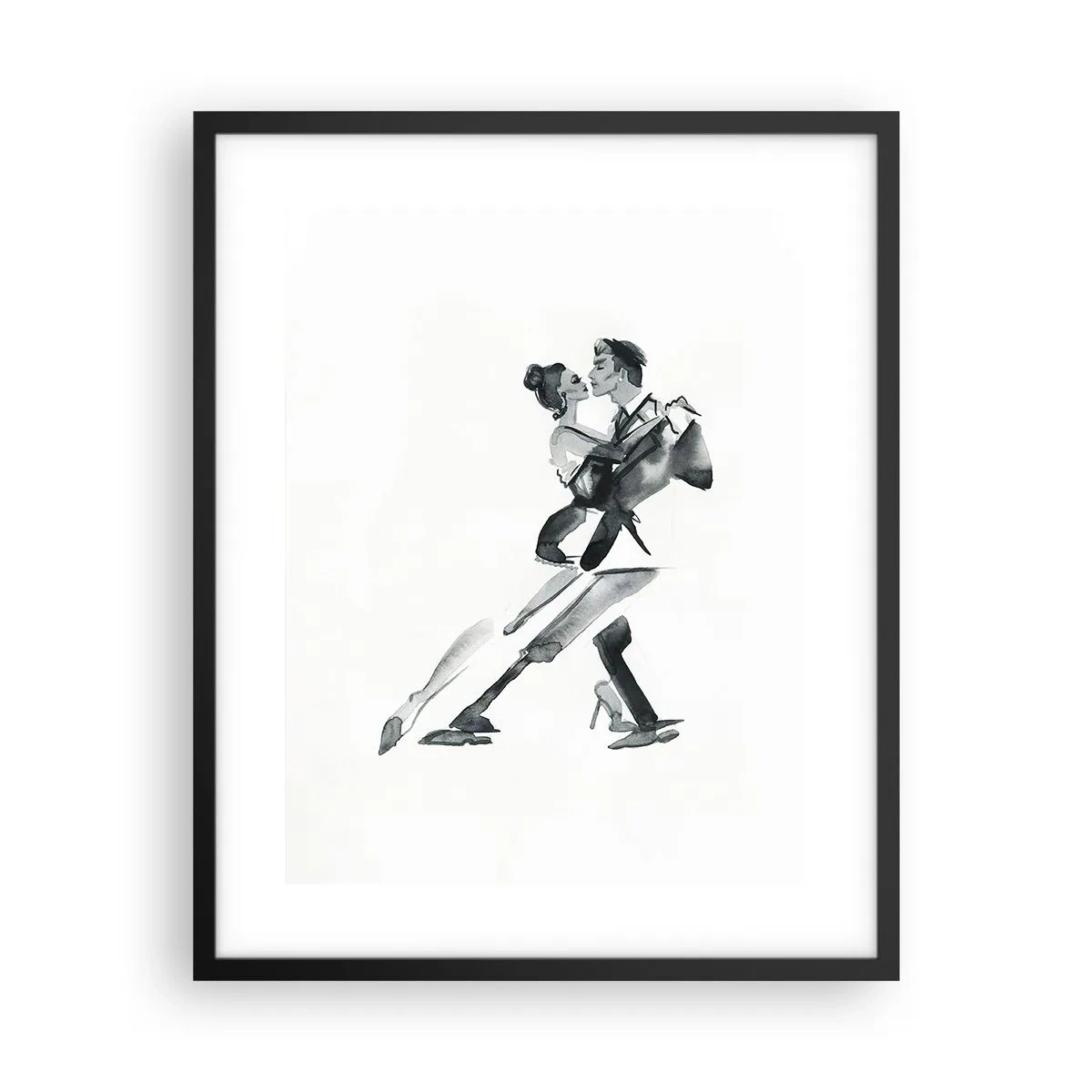 Poster in cornice nera - In un unico ritmo - 40x50 cm