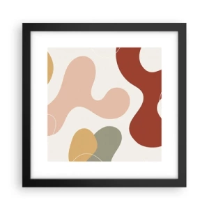 Poster in cornice nera - Ghirigori - 30x30 cm