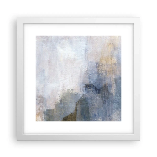 Poster in cornice bianca - Toni e accordi dei colori - 30x30 cm