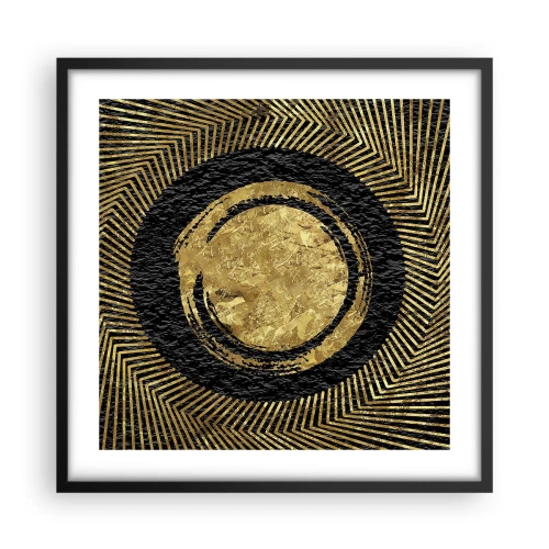 Poster in cornice nera - Composizione glamour - 50x50 cm