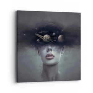 Quadro su tela - Stampe su Tela - E i pianeti folleggiano... - 40x40 cm