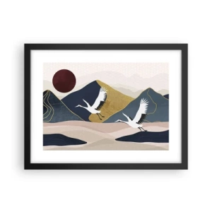 Poster in cornice nera - E la giornata è nuovamente VOLATA - 40x30 cm