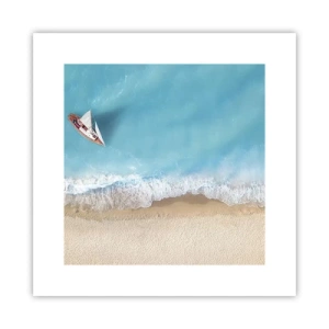 Poster - Al confine del blu e dell'oro - 30x30 cm