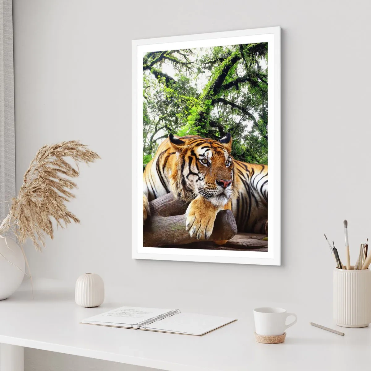 Poster in cornice bianca - Con espressioni di stima - 61x91 cm