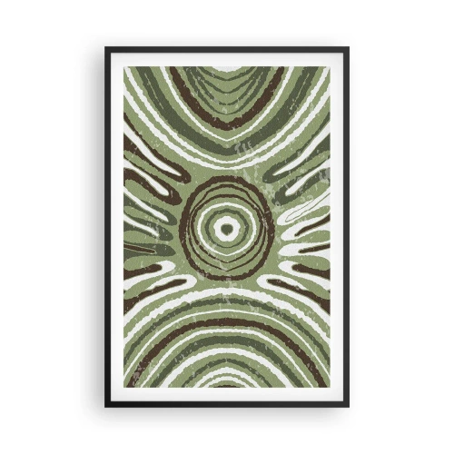 Poster in cornice nera - Esplosione di emozioni - 61x91 cm