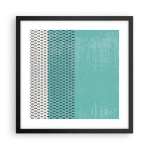 Poster in cornice nera - Composizione equilibrata - 40x40 cm