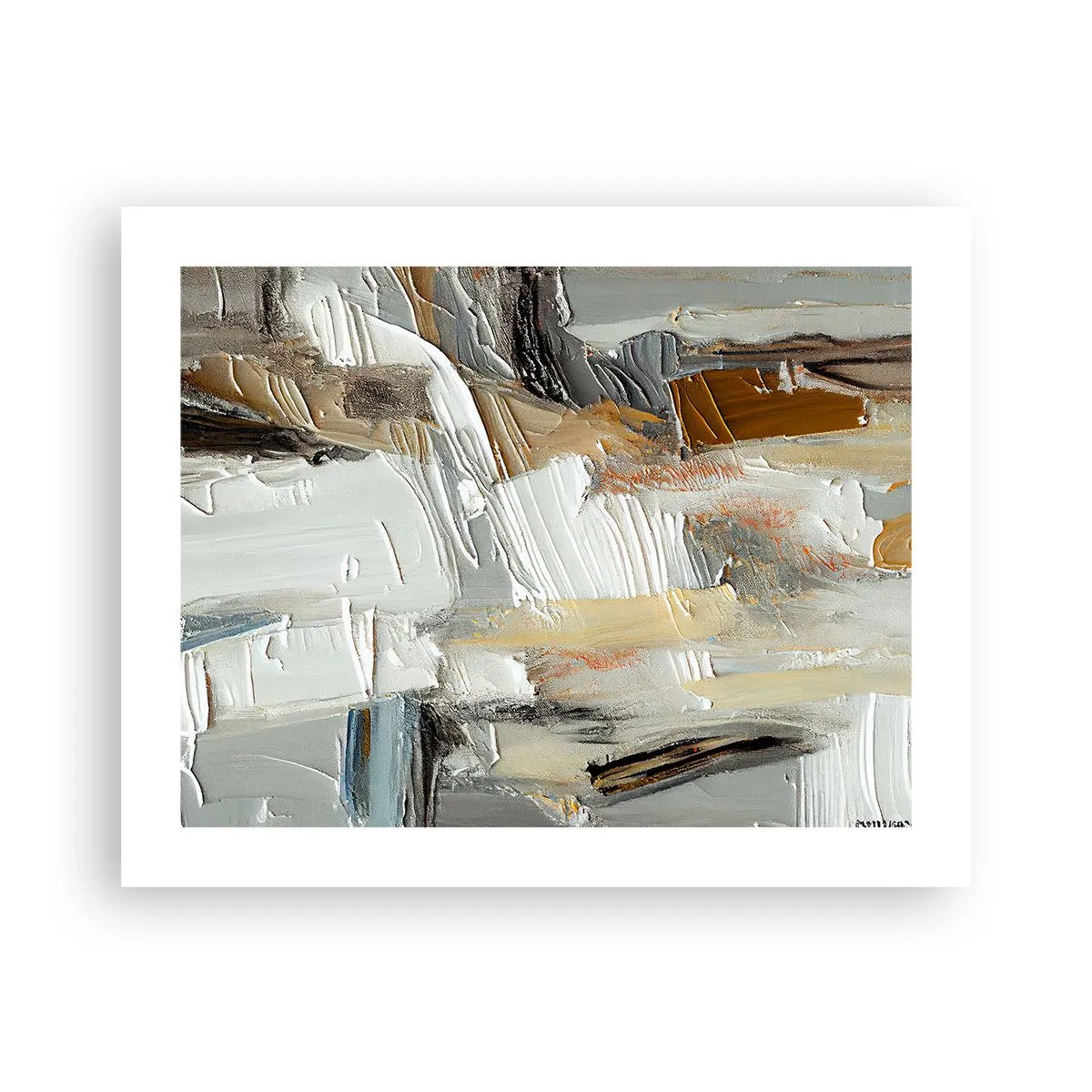 Poster - Strati colorati - 50x40 cm