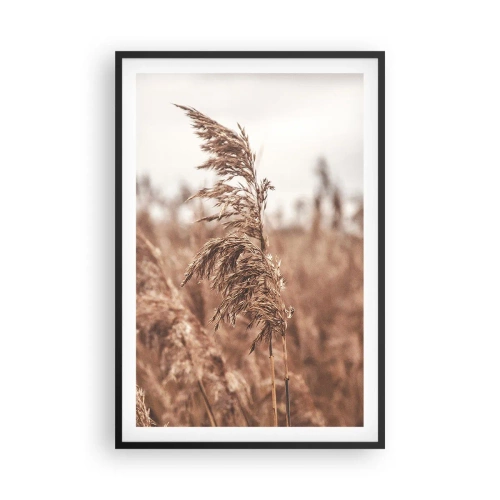 Poster in cornice nera - Nei campi è già autunno - 61x91 cm