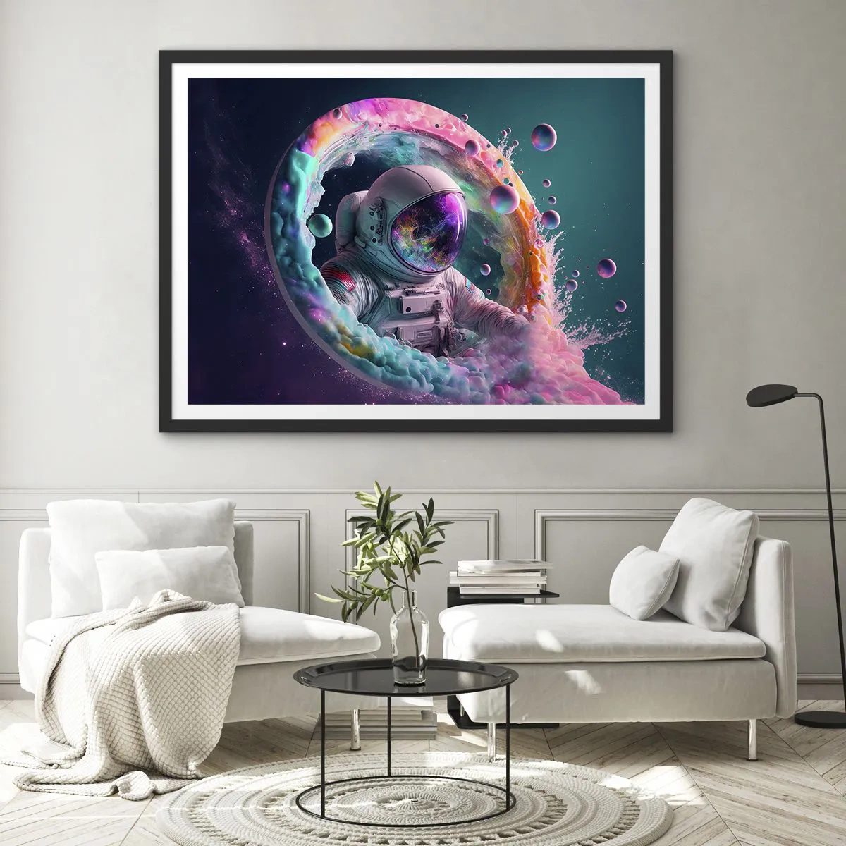 Poster in cornice nera - Stargate - 91x61 cm