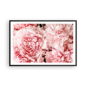 Poster in cornice nera - Sogno rosa - 91x61 cm