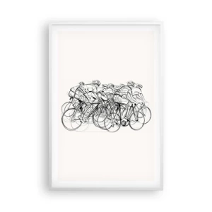 Poster in cornice bianca - Insieme - 61x91 cm