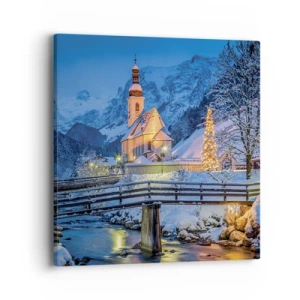 Quadro su tela - Stampe su Tela - Lo spirito di Natale - 40x40 cm