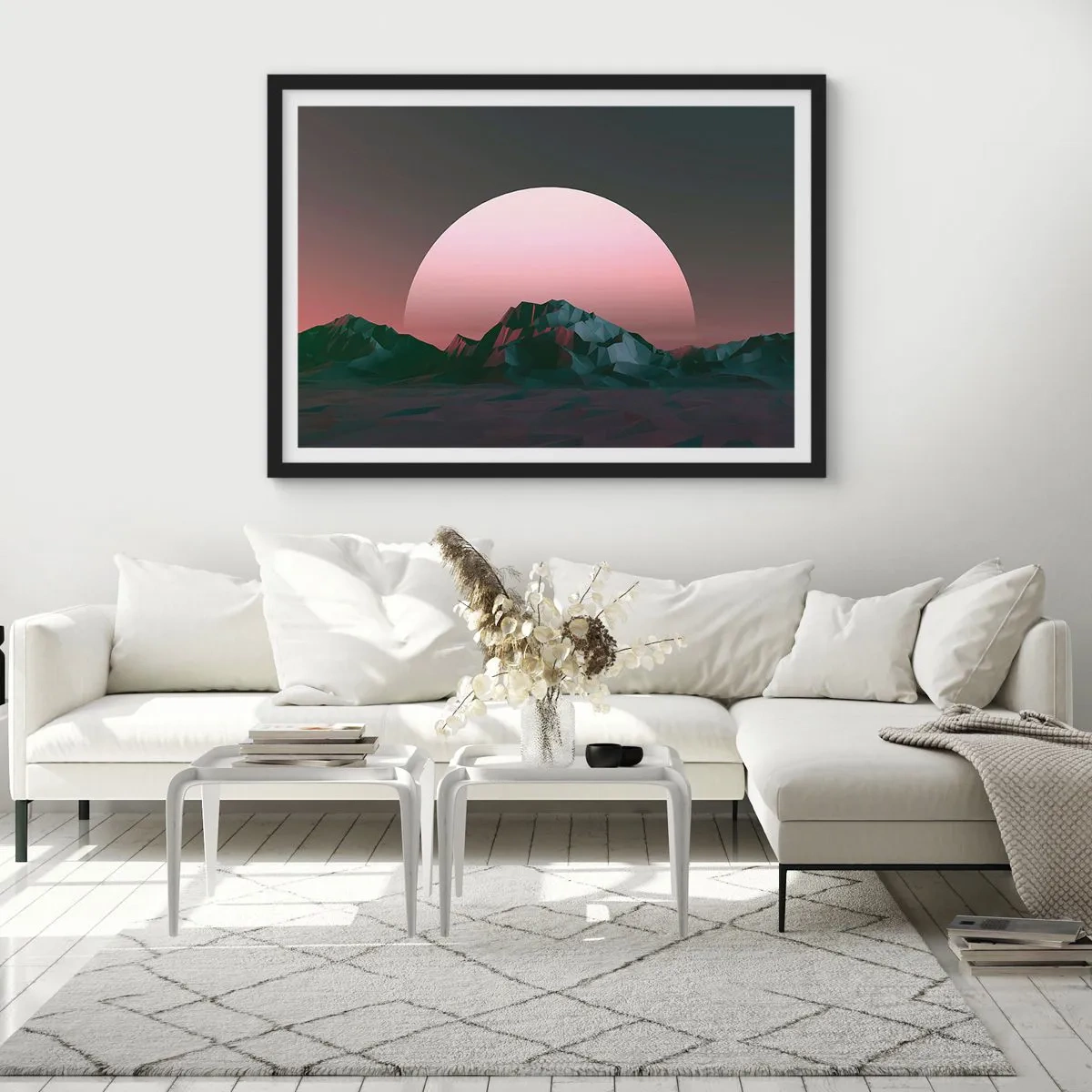 Poster in cornice nera - Nella galassia accanto - 40x30 cm