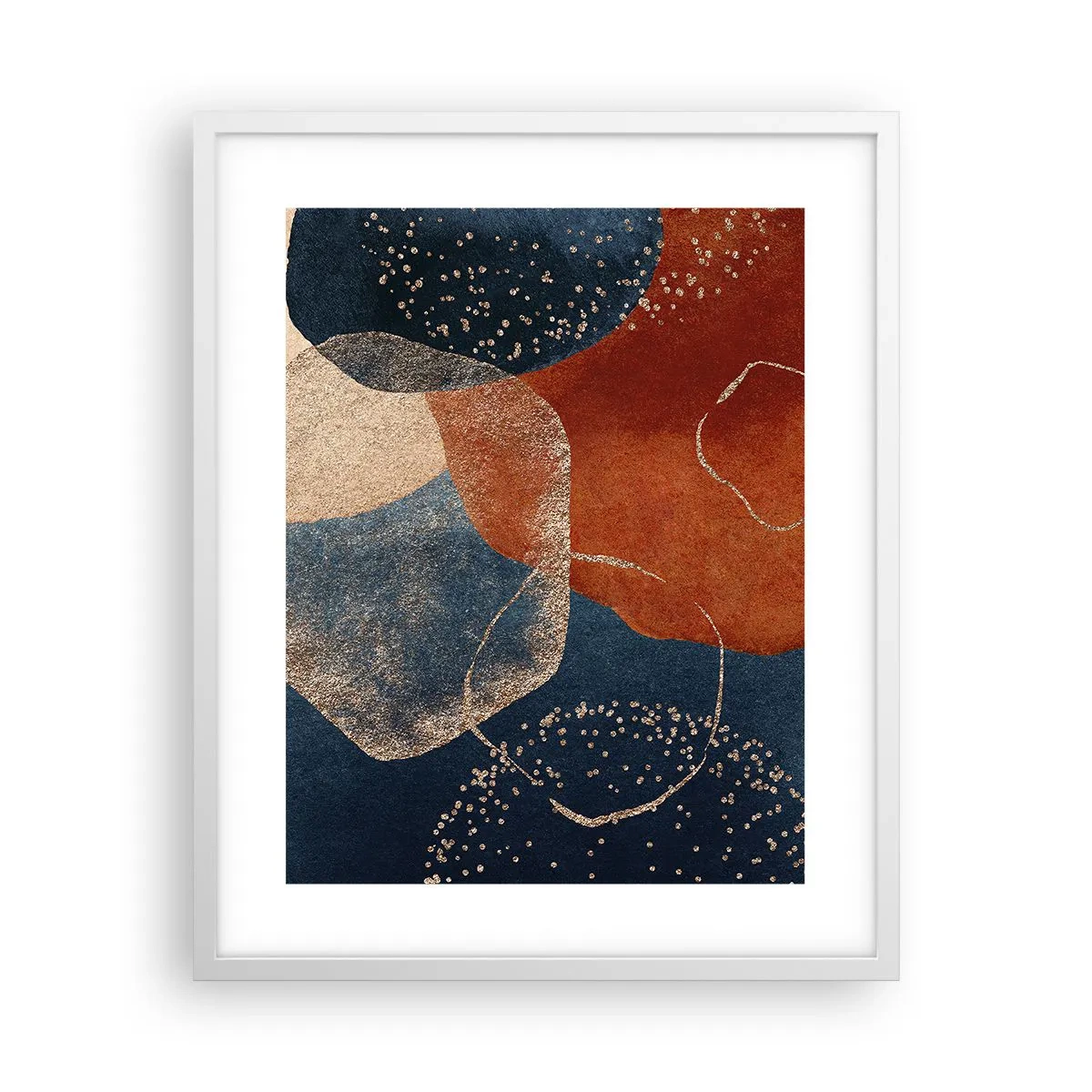 Poster in cornice bianca - La leggerezza dell'essere - 40x50 cm