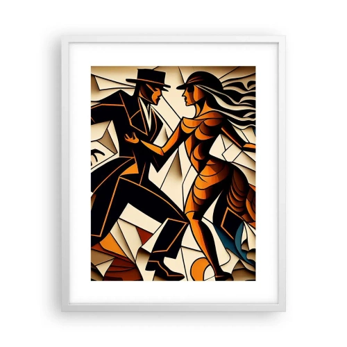 Poster in cornice bianca - La danza della passione - 40x50 cm