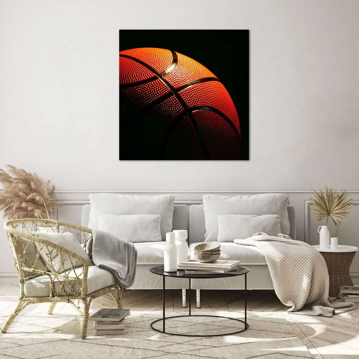 Quadro su vetro - Bella come un pianeta - 70x70 cm