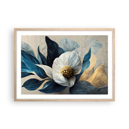 Poster in cornice rovere chiaro - Ha un cuore d'oro - 70x50 cm