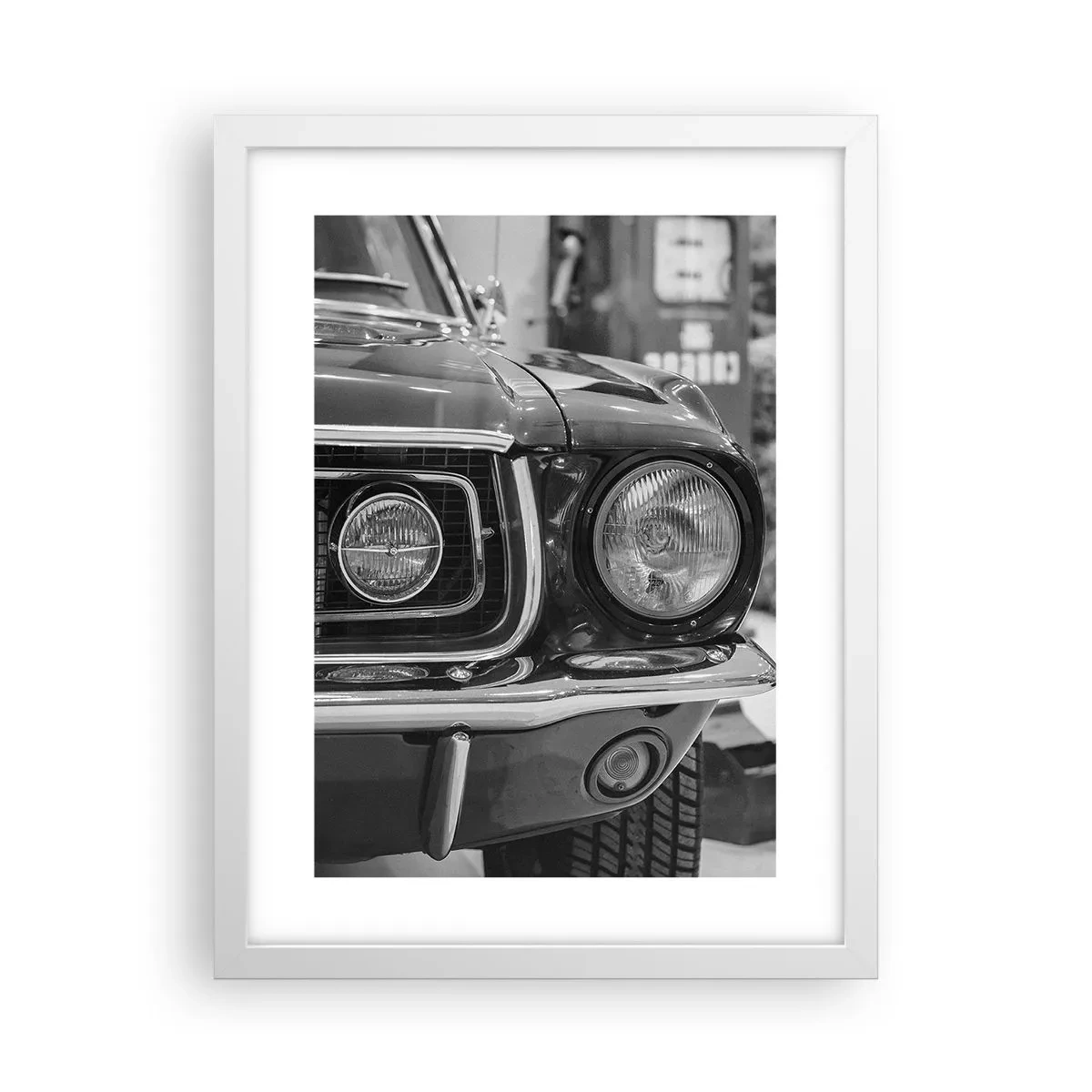 Poster in cornice bianca - A rotta di collo - 30x40 cm