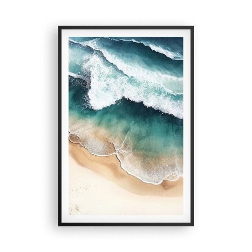 Poster in cornice nera - L'eterno incontro - 61x91 cm