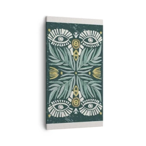 Quadro su tela - Stampe su Tela - Geometrie di arte popolare - 45x80 cm