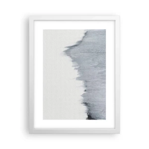 Poster in cornice bianca - Iscrizione misteriosa - 30x40 cm