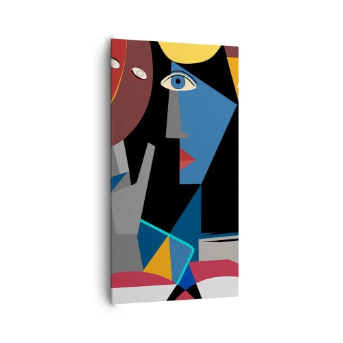 Quadro su tela - Stampe su Tela - Dialogo di cubisti - 65x120 cm