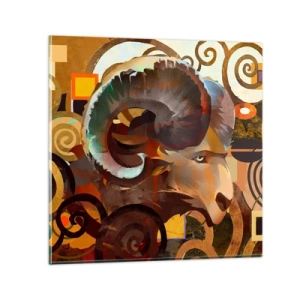 Quadro su vetro - Magie - religioni - riti - 30x30 cm