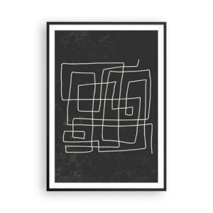 Poster in cornice nera - Non è così semplice - 70x100 cm