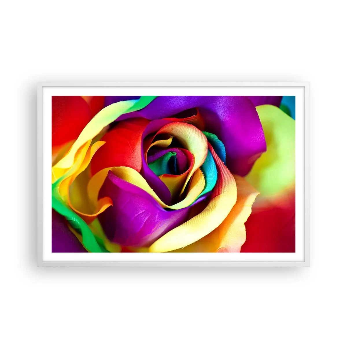 Poster in cornice bianca - È impossibile - 91x61 cm