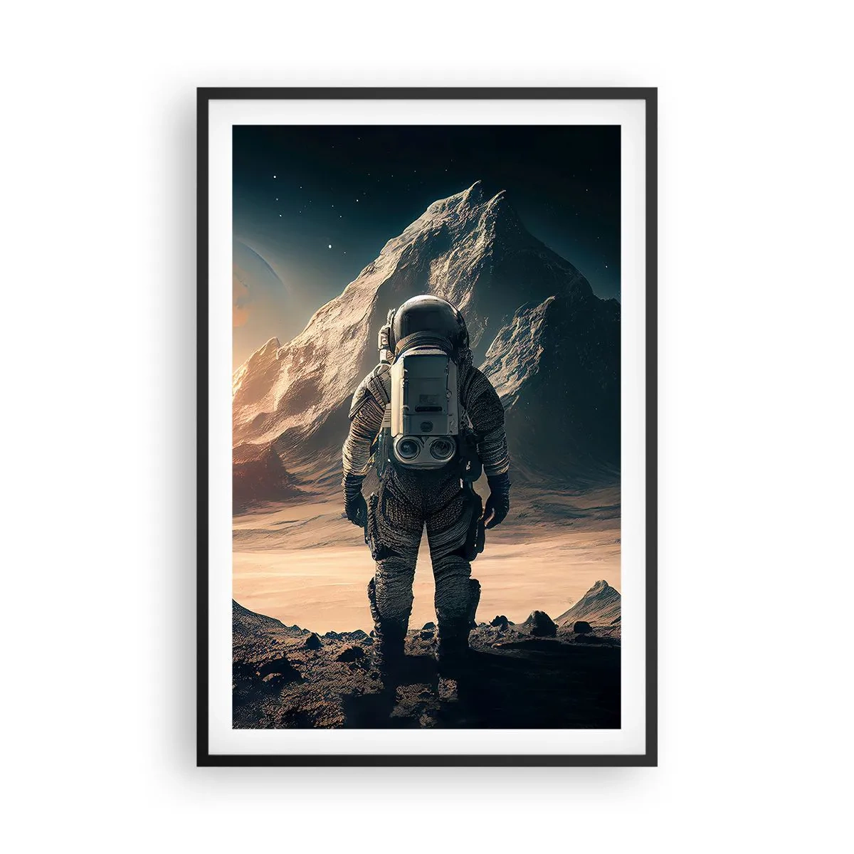 Poster in cornice nera - Nuova sfida - 61x91 cm