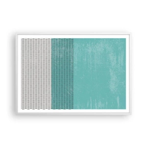 Poster in cornice bianca - Composizione equilibrata - 100x70 cm