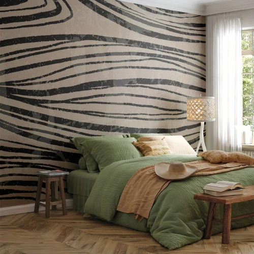 Fotomurali Premium Canvas - Una palude di linee - Astrazione, Linee, Moderno - 400x280 cm