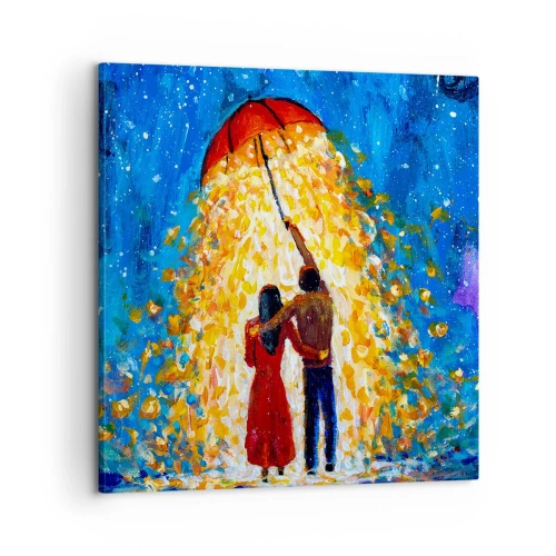 Quadro su tela - Stampe su Tela - La magia di una sera piovosa? - 60x60 cm