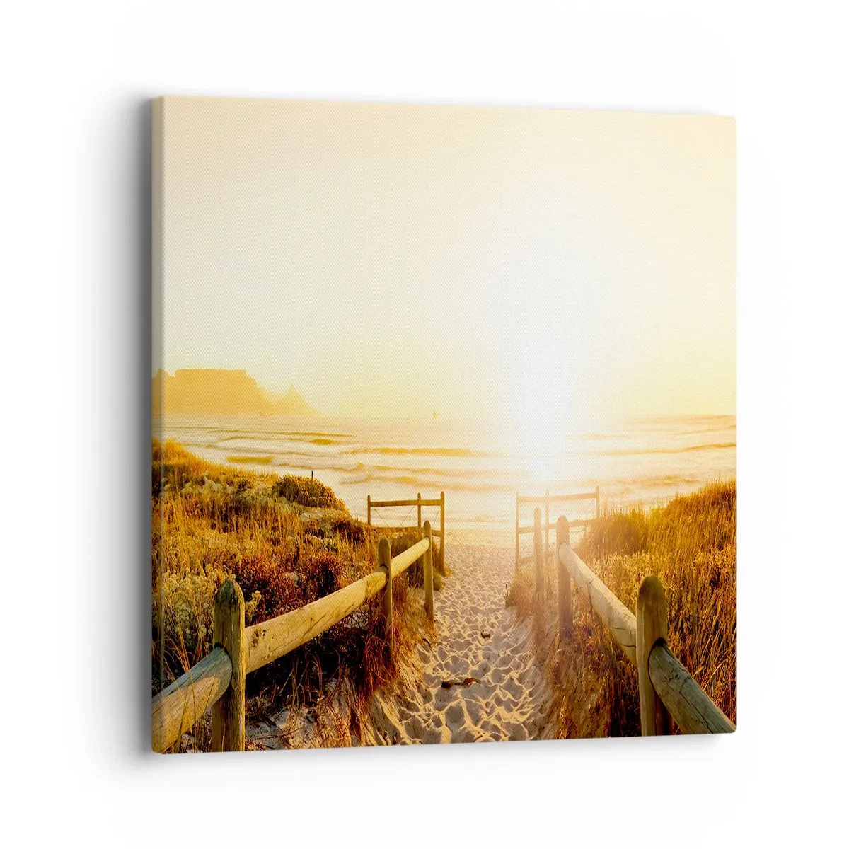 Quadro su tela - Stampe su Tela - Attraverso la duna, verso il sole - 40x40 cm