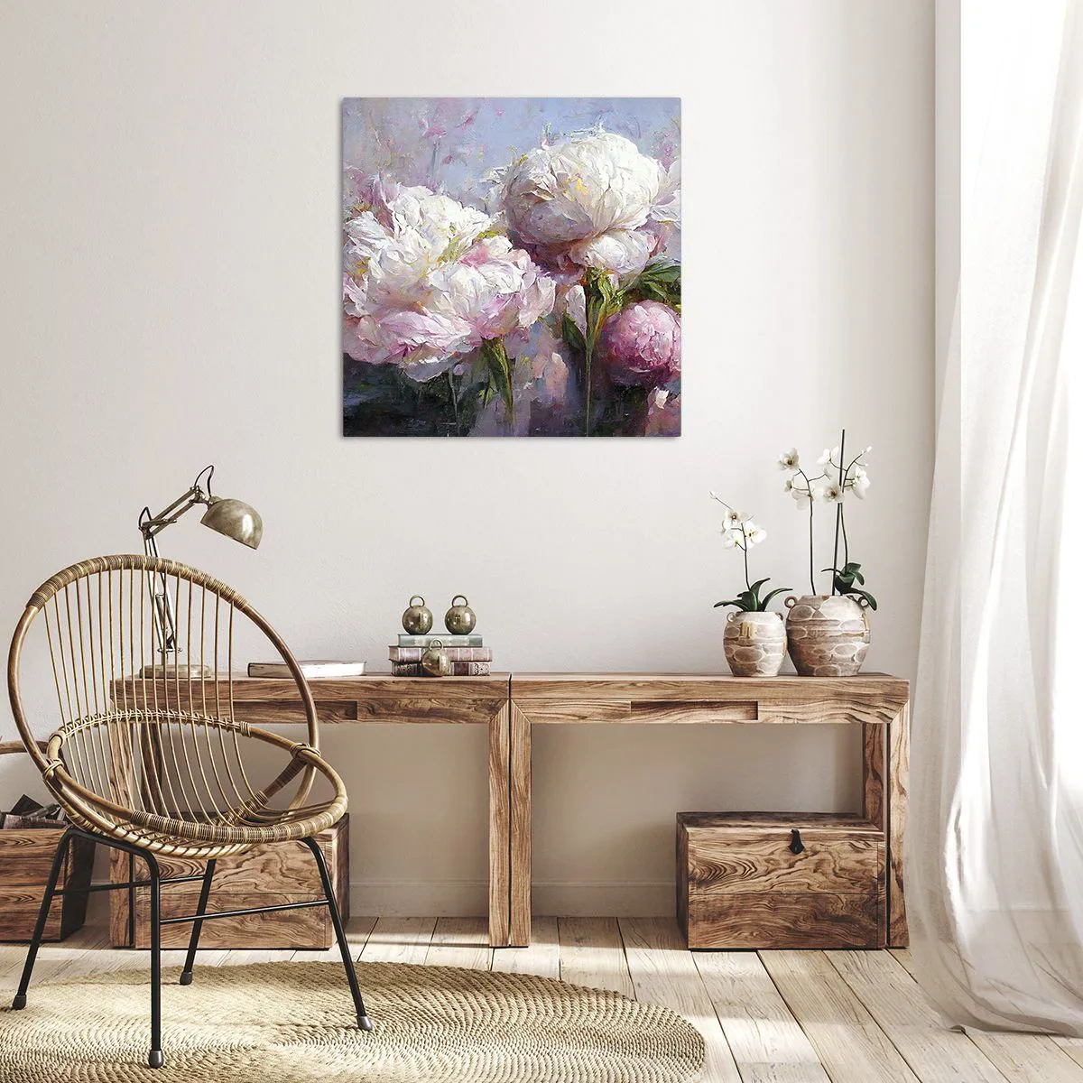Quadro su tela - Stampe su Tela - Un bouquet pieno di vita - 30x30 cm