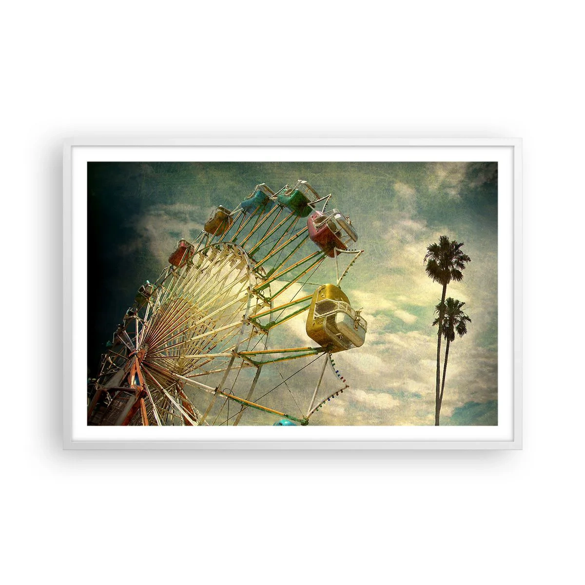 Poster in cornice bianca - Il divertimento comincia... - 91x61 cm