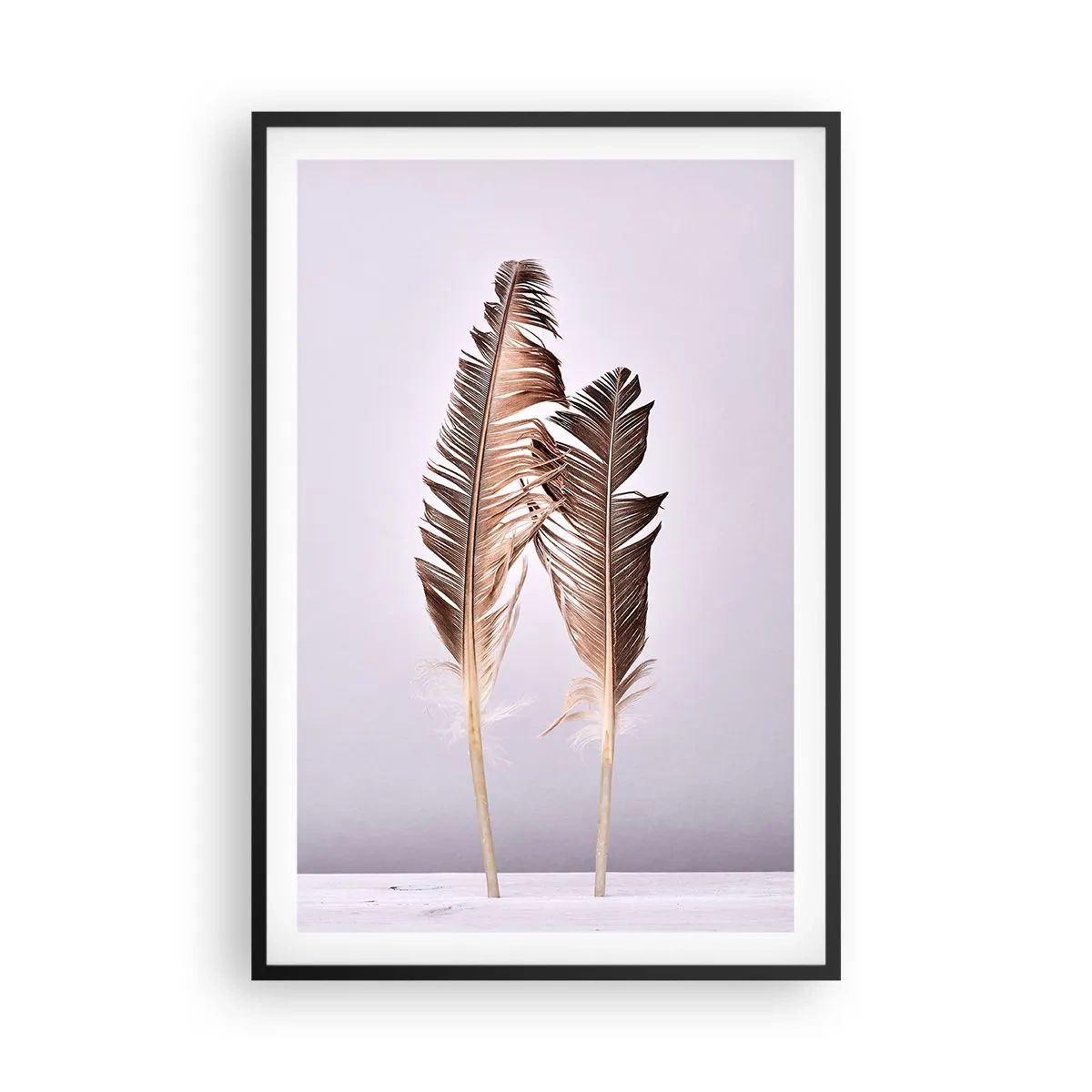 Poster in cornice nera - Contro il nulla - 61x91 cm