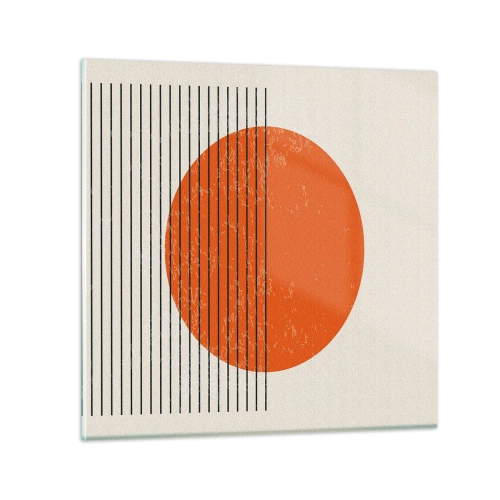 Quadro su vetro - Sempre il sole - 70x70 cm