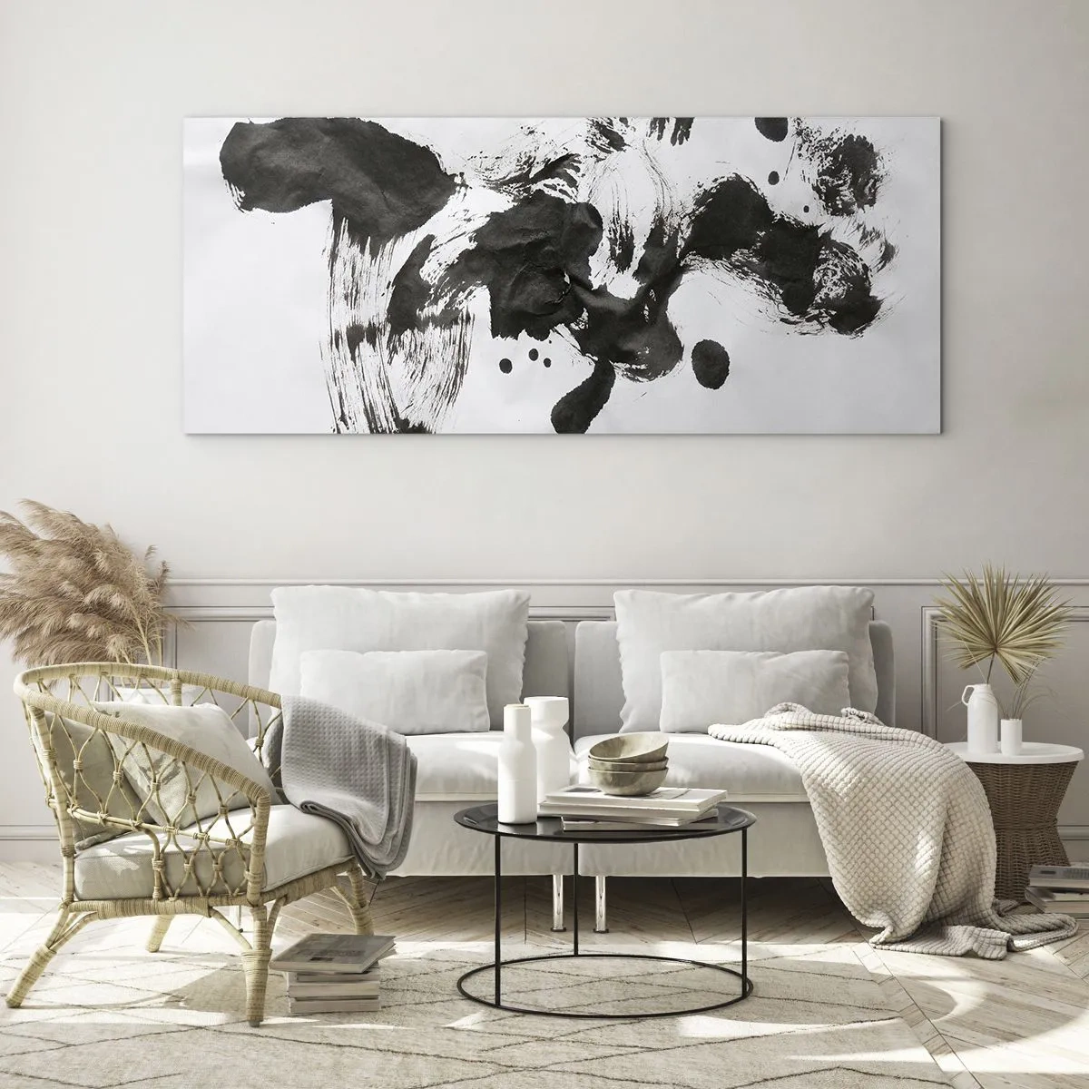 Quadro su vetro - C'è un senso nella follia? - 100x40 cm