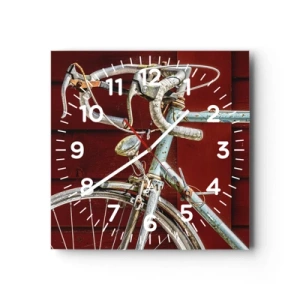 Orologio da parete - Orologio in Vetro - Creata per la vittoria - 40x40 cm