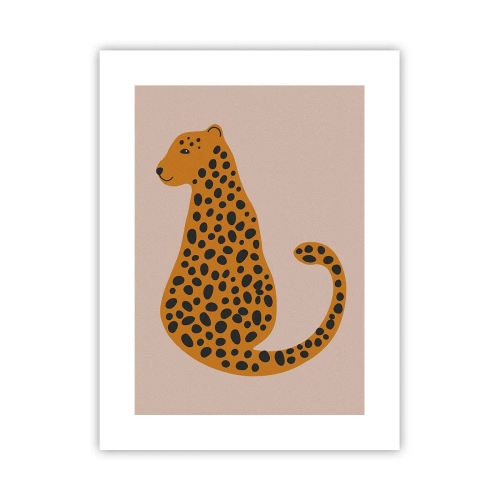 Poster - Il leopardo è un motivo di moda - 30x40 cm
