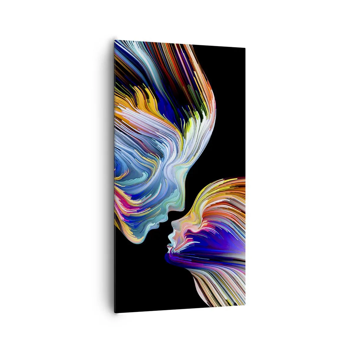 Quadro su tela - Stampe su Tela - Fusione di energia e luce - 65x120 cm