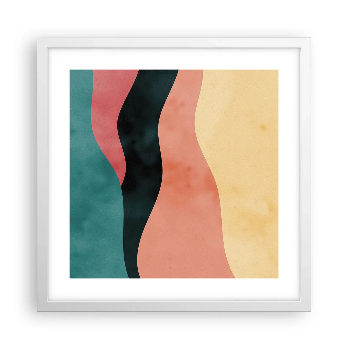 Poster in cornice bianca - Difformità conforme - 40x40 cm